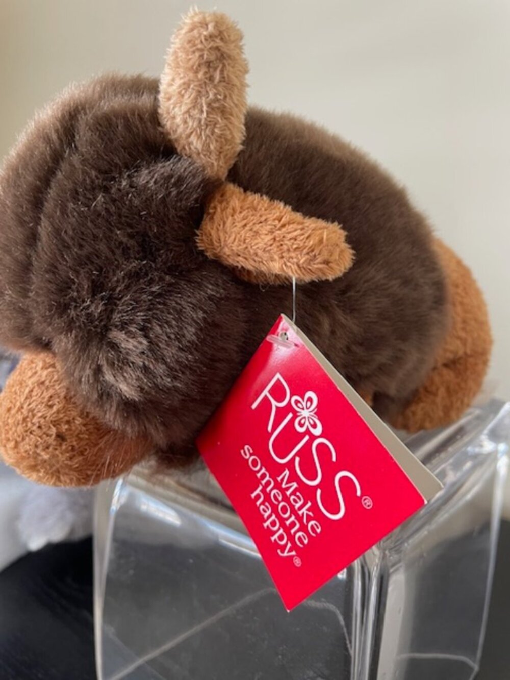 Russ Berrie American Buffalo Bison Stuffed Animal Plush Soft Toy “ Cody” 7" NWT